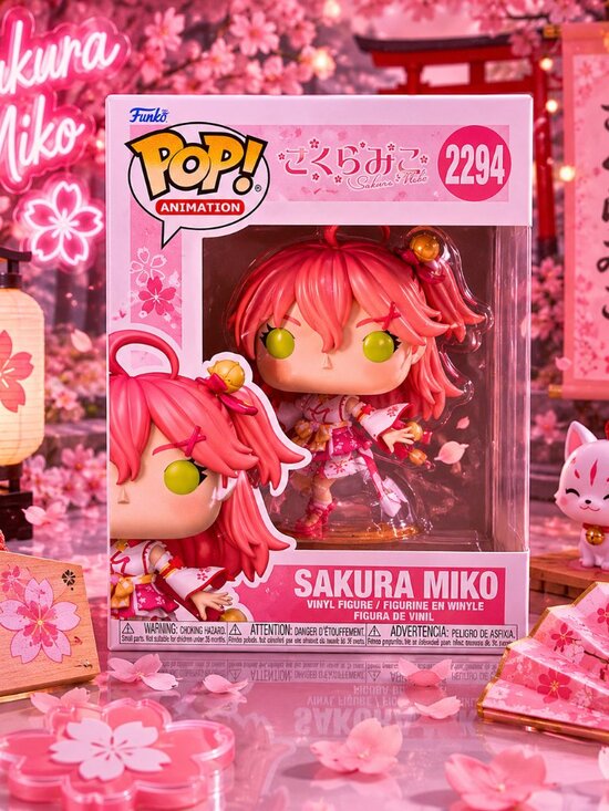 Funko Other - NIB Funko Pop! Animation: Hololive — Sakura Miko #2294 (with Protector)